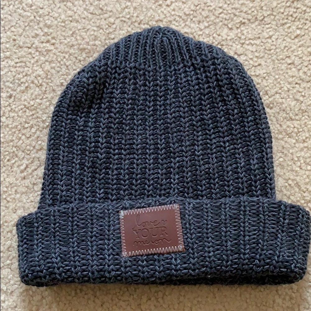 Love Your Melon Gray Cuffed Beanie